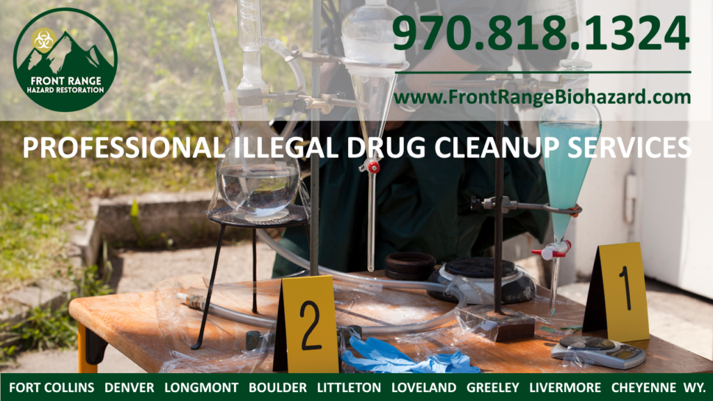 Illegal dru and drug lab cleanup, biohazard and dangerous chemical cleaning and disposal