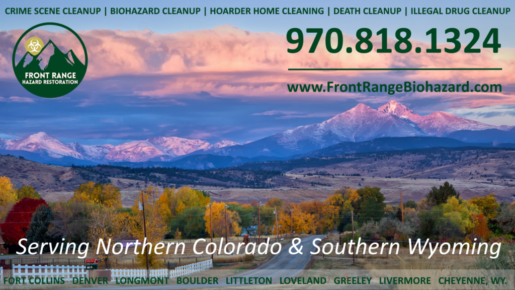 Longmont in Boulder County, Colorado, Crime Scene Cleanup and Biohazard Cleanup Boulder County County and Longmont, CO.