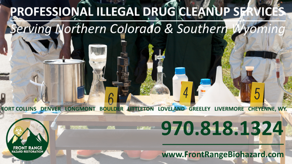 Denver, Colorado illegal drug and drug lab cleanup and biohazard disposal, crime scene cleanup